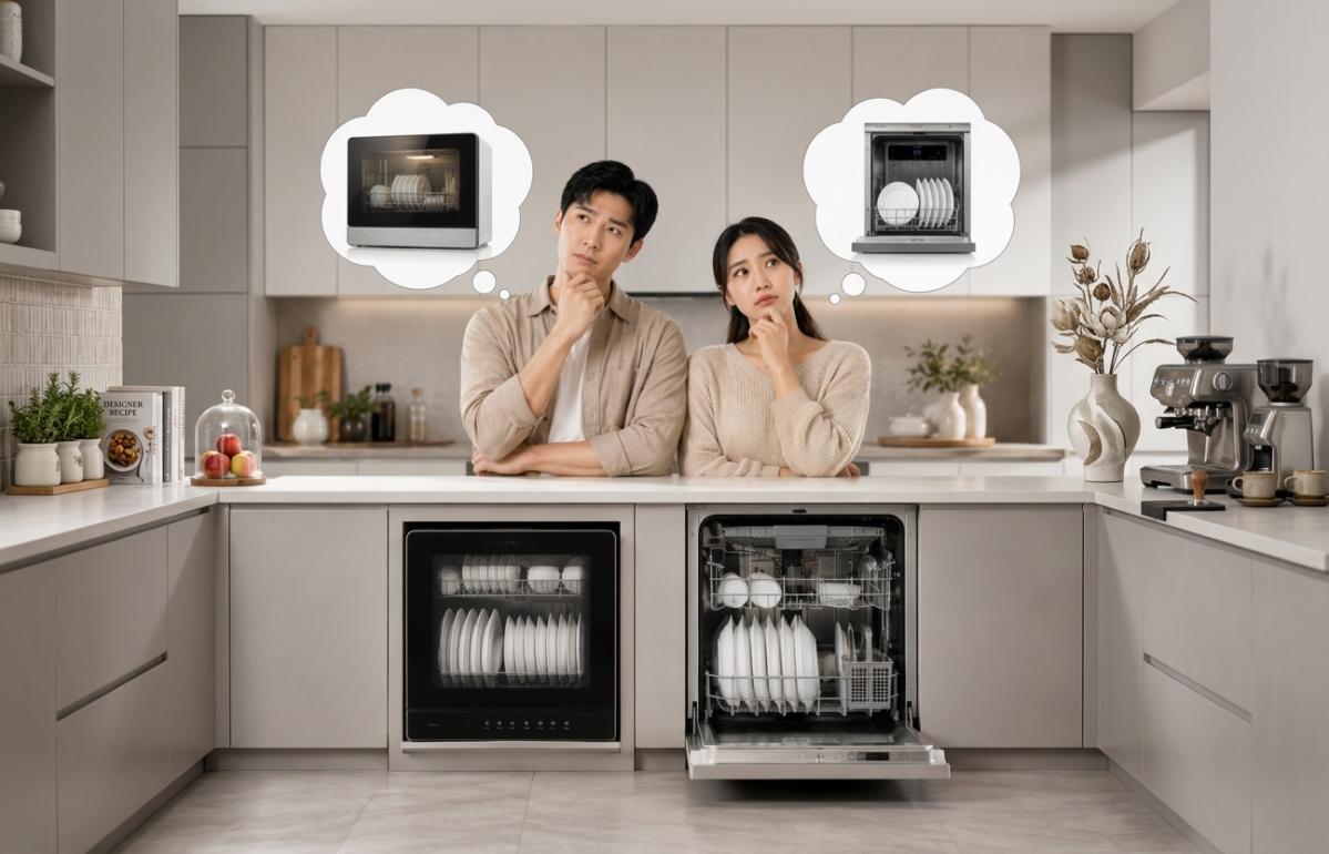 廚房要裝洗碗機還是烘碗機？